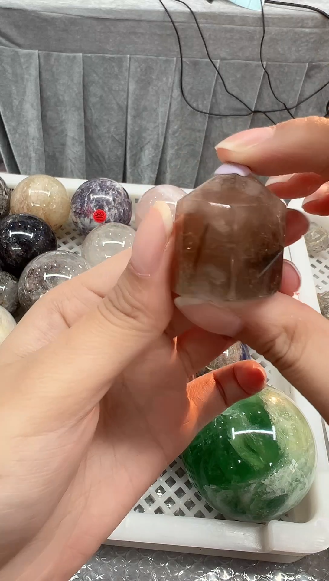 未镶嵌珠宝半成品水晶S820 