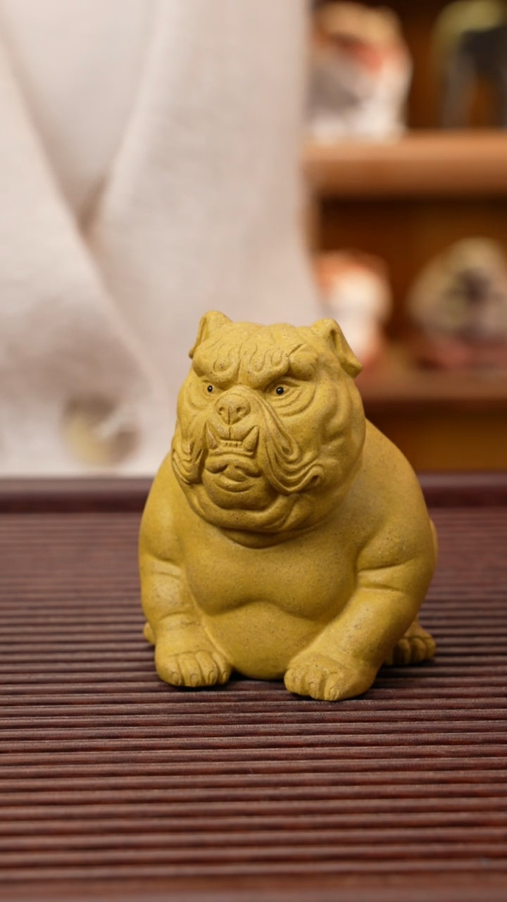 【闪购商品】紫砂茶宠沙皮狗，
