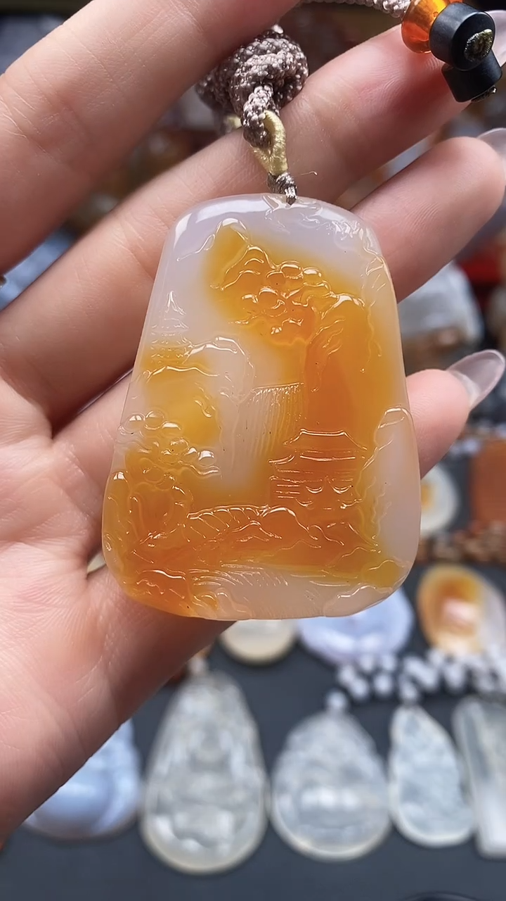 【闪购商品】玛瑙/玉髓颈饰未镶嵌dd