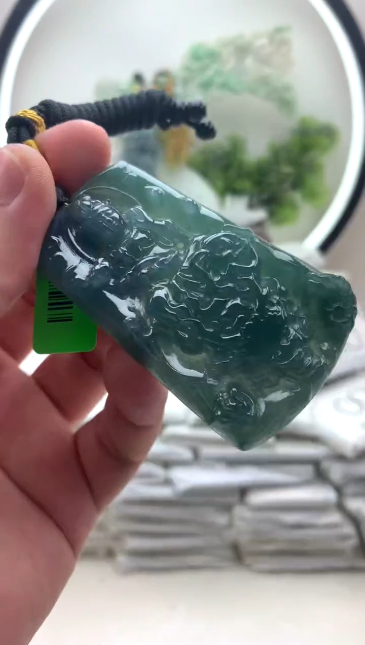 颈饰未镶嵌翡翠普贤