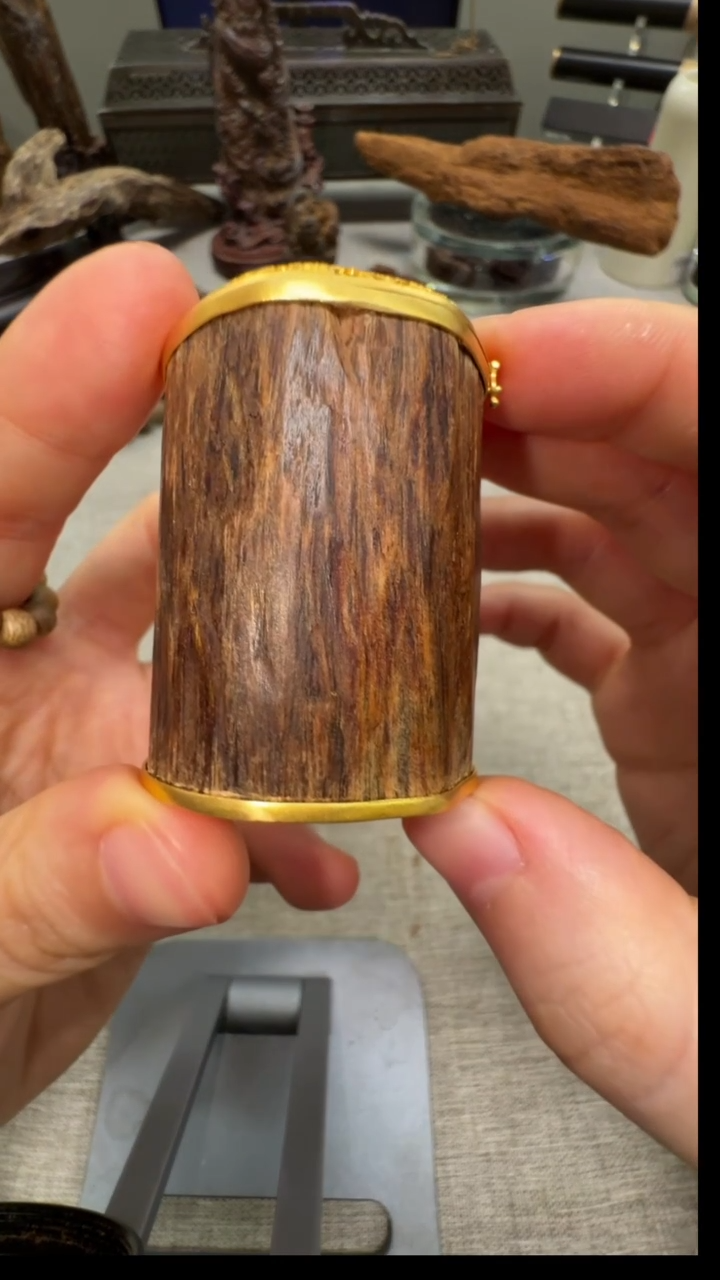 【闪购商品】线香金三角沉水树芯油黑棋设计款26.9g