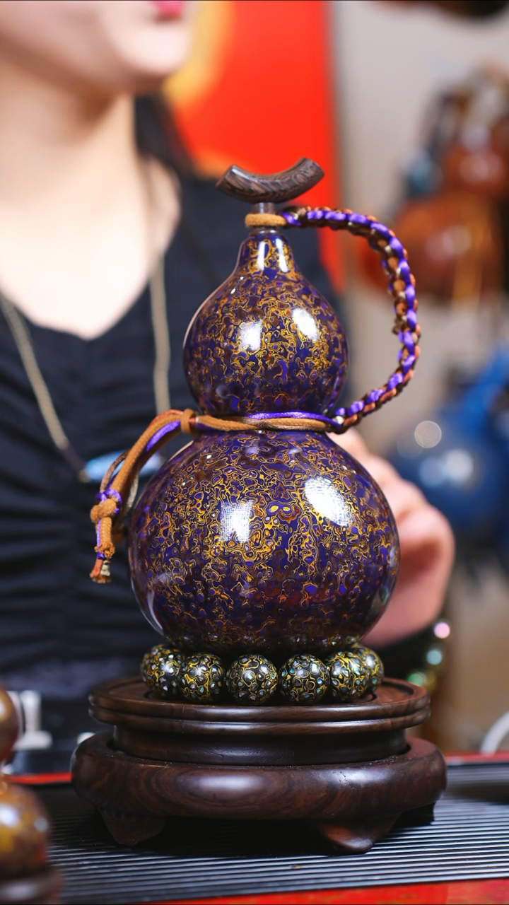 【闪购商品】JG304过年送臻选大漆酒葫芦