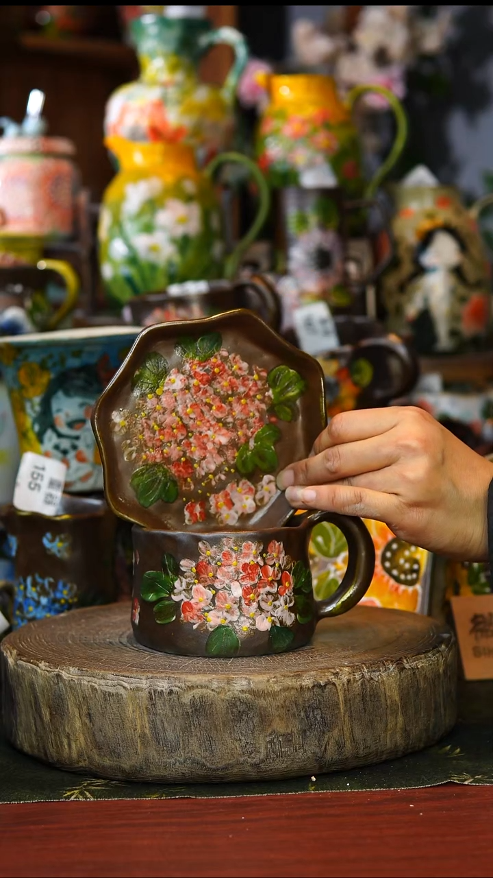 陶瓷157景德镇手工手绘釉下彩