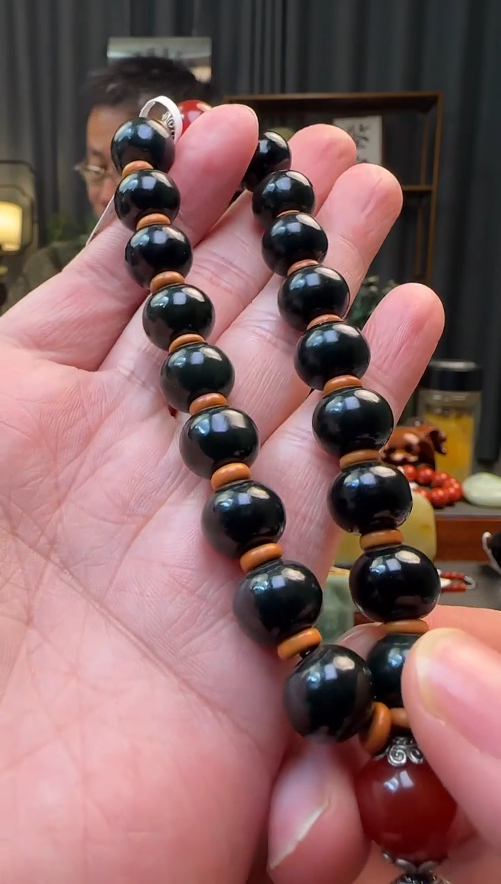 吊坠(不含链)未镶嵌和田玉手串