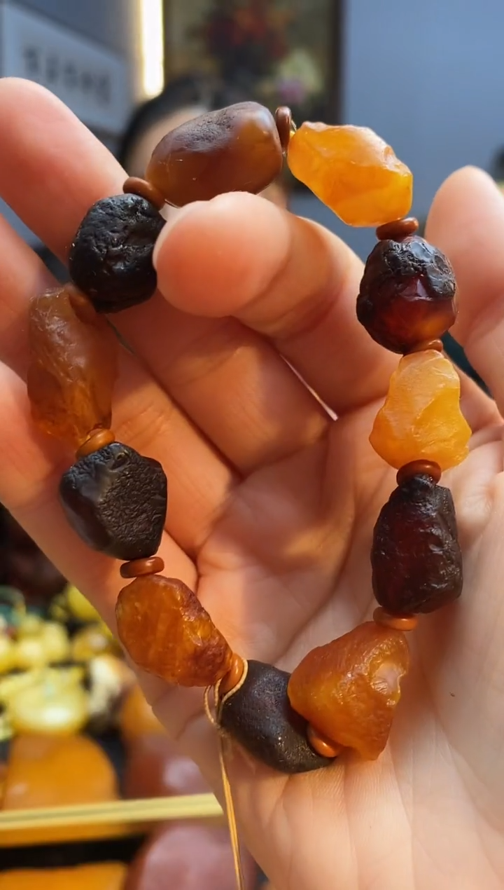 手串琥珀未镶嵌手串