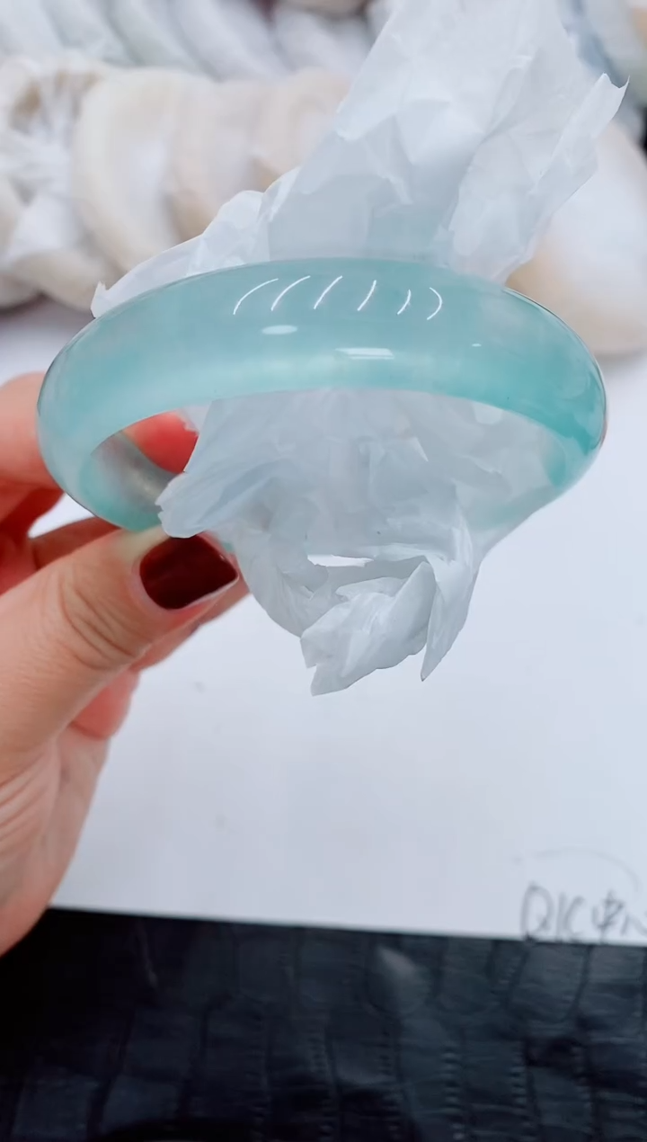 【闪购商品】石英质玉手镯未镶嵌S266-60-61