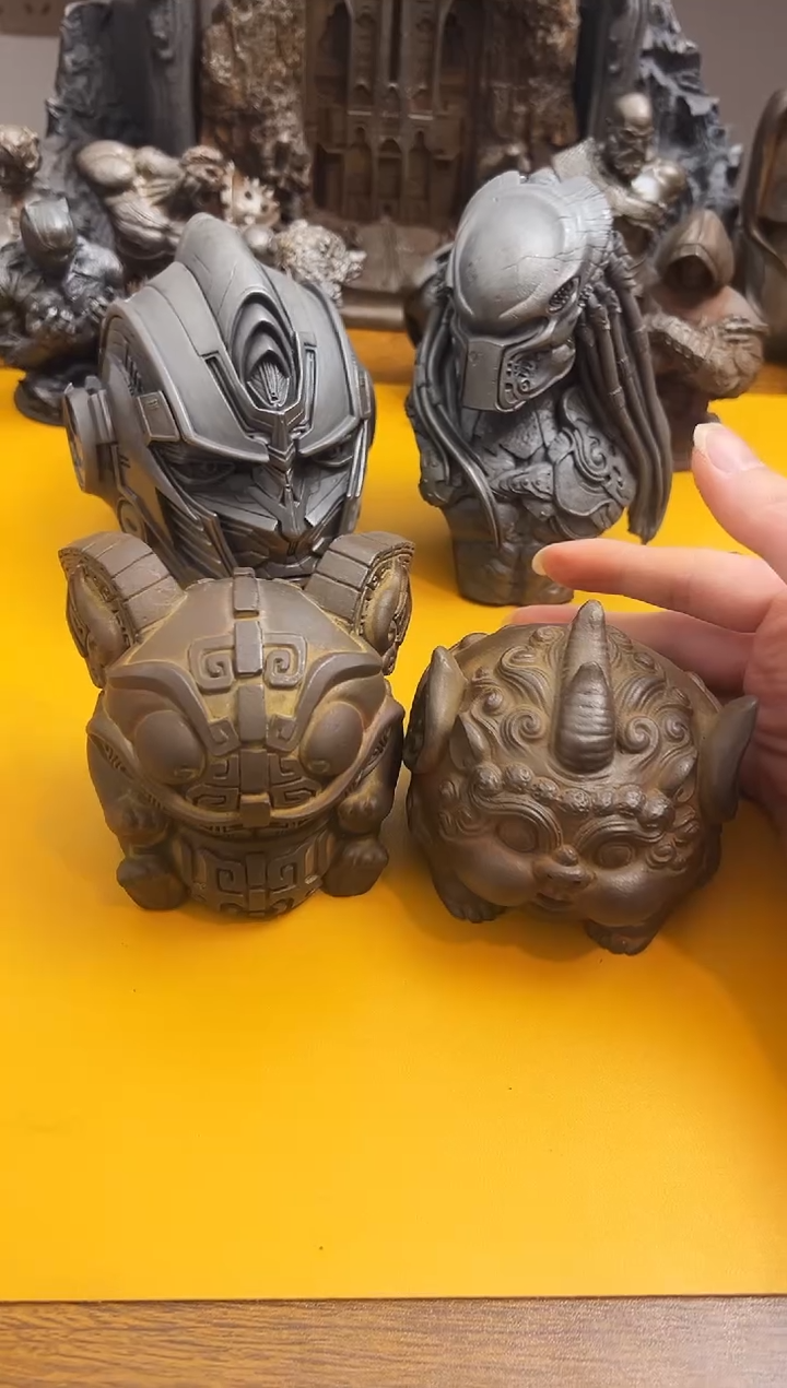 金属糖*糖实心铁艺--大吞金兽  大貔貅