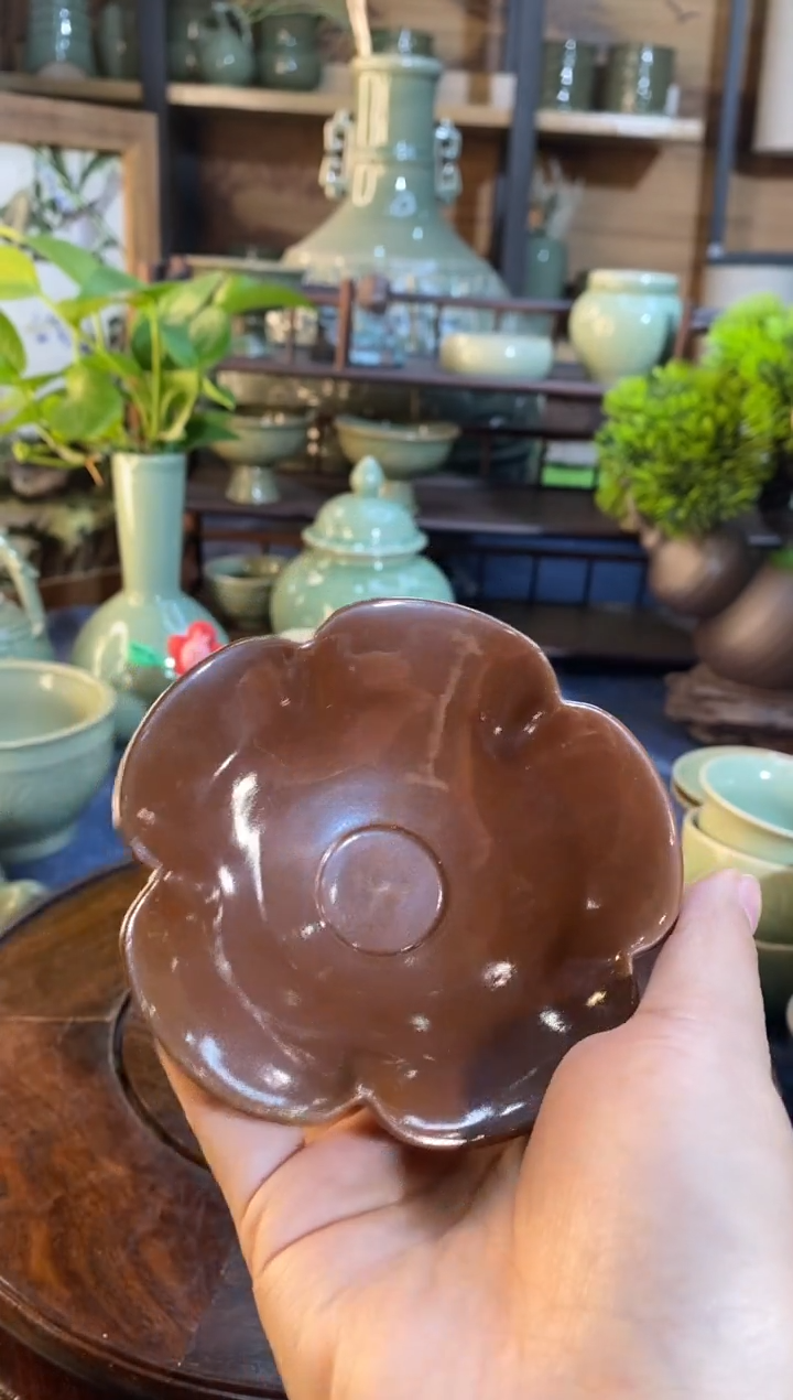 【闪购商品】XG001 紫金花朵口小杯1只