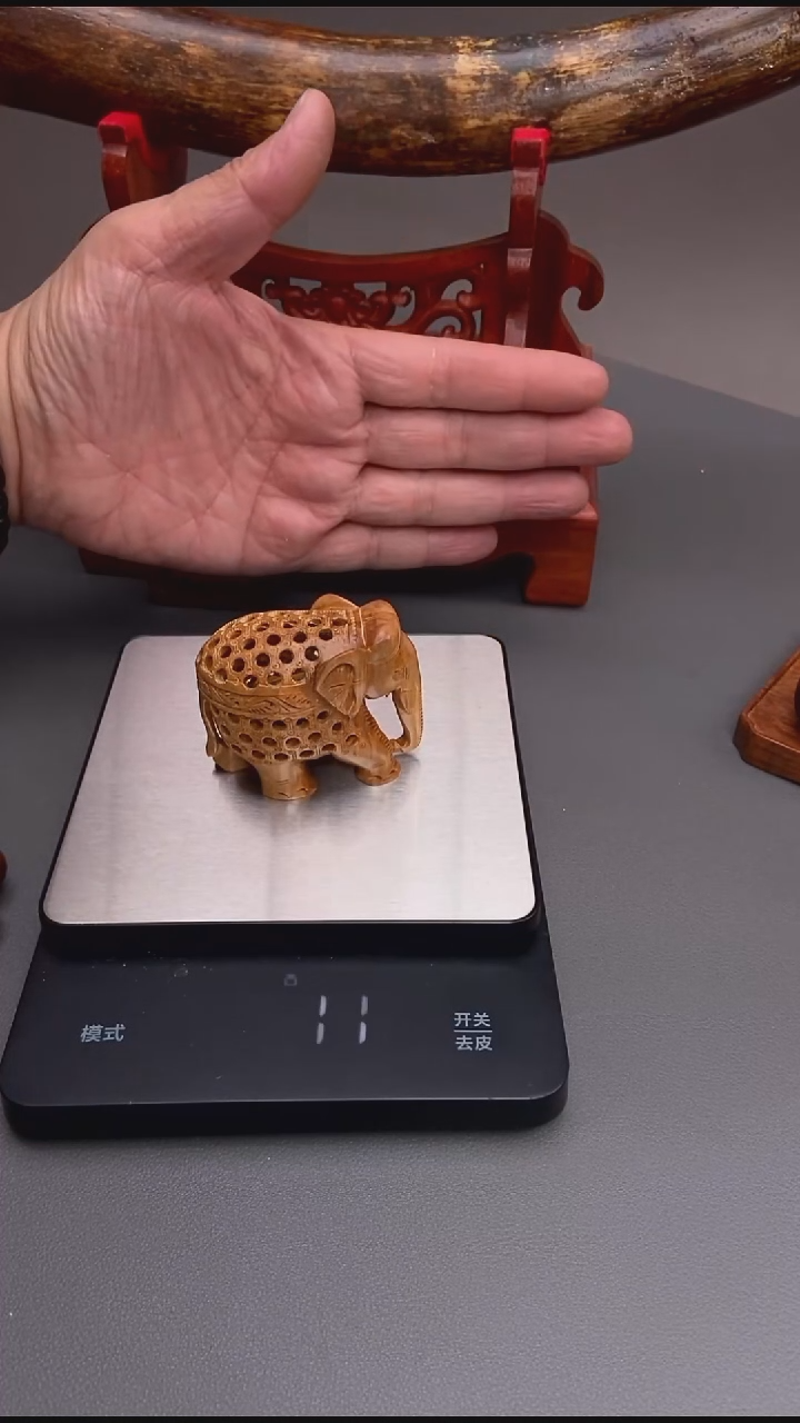 檀香木A****袋印度老山檀香小象