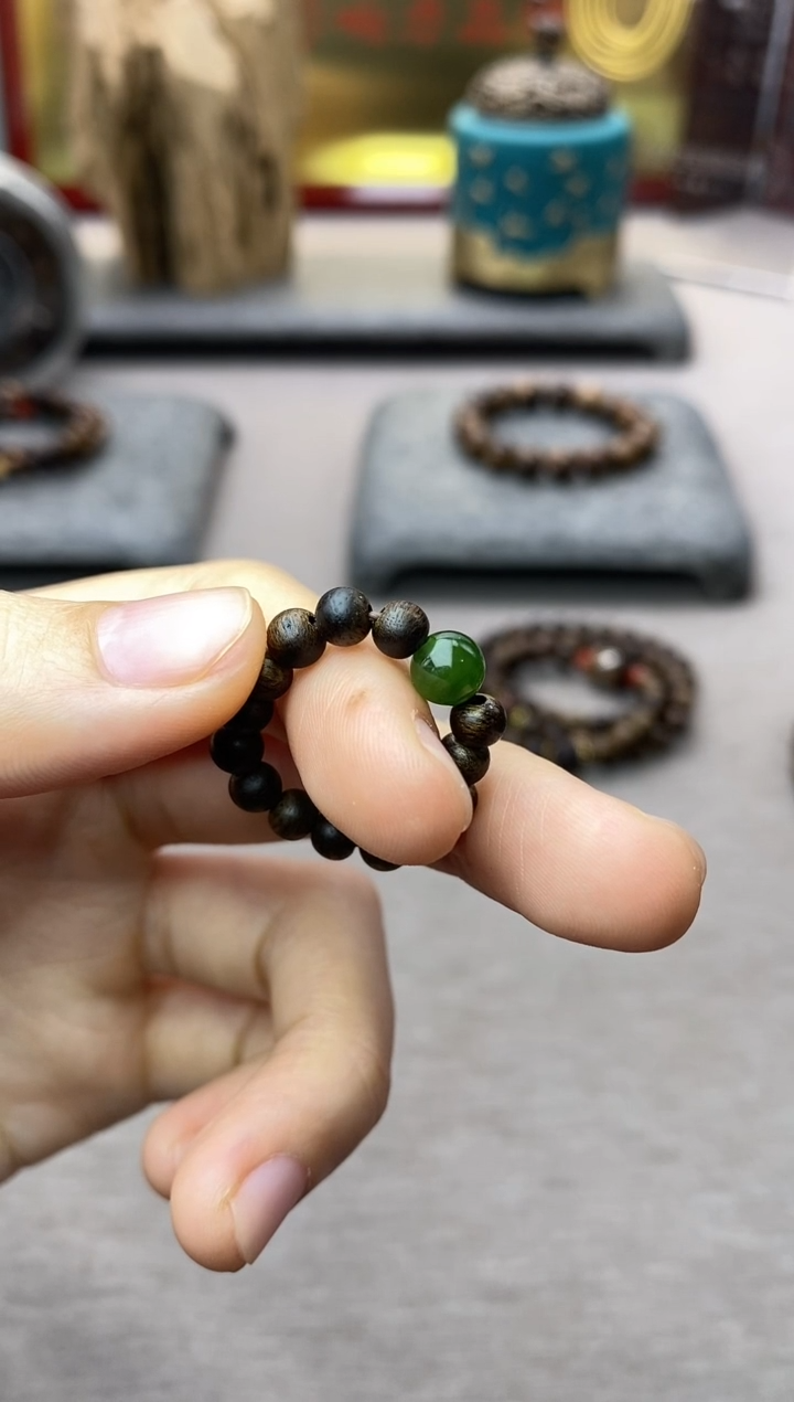 【闪购商品】沉香沉香碎屑紫棋戒指04