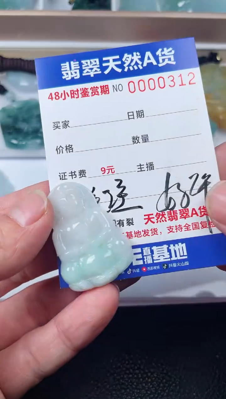 【闪购商品】翡翠颈饰未镶嵌天然翡翠玉石挂件