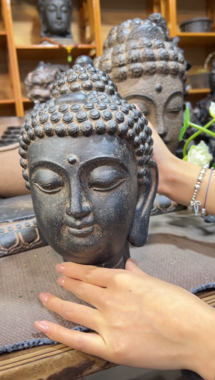 陶土【火山泥】小佛首