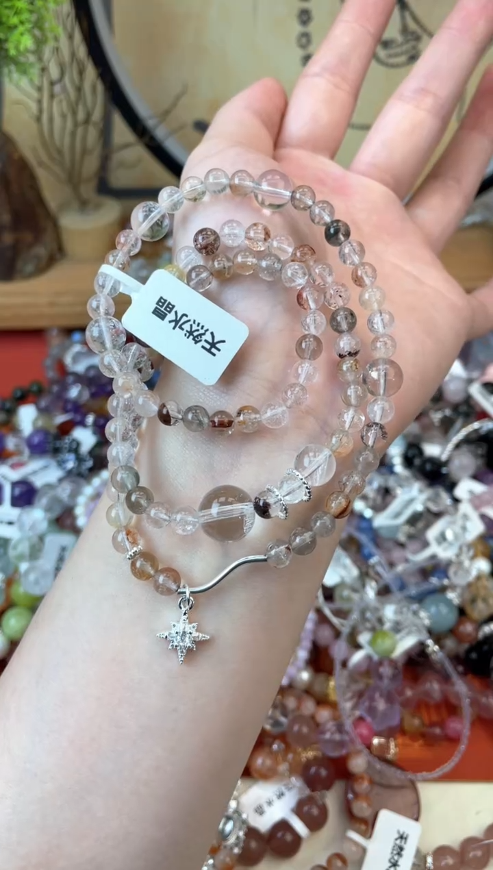 水晶手链未镶嵌247手串
