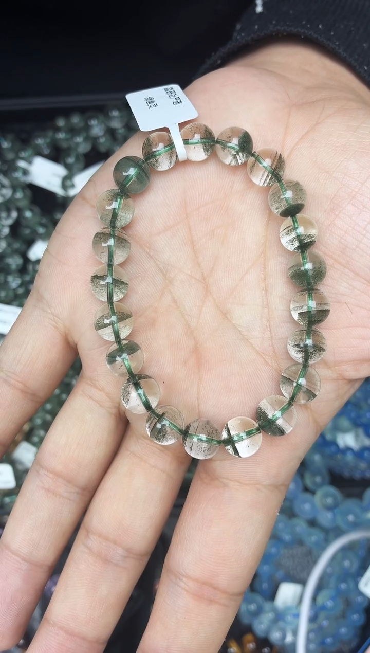 未镶嵌手链水晶﹏****?绿幽灵9+