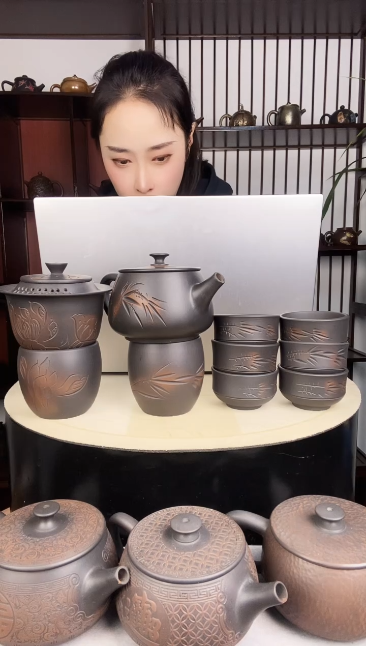 用****5竹子300cc九件套+送荷花主人杯