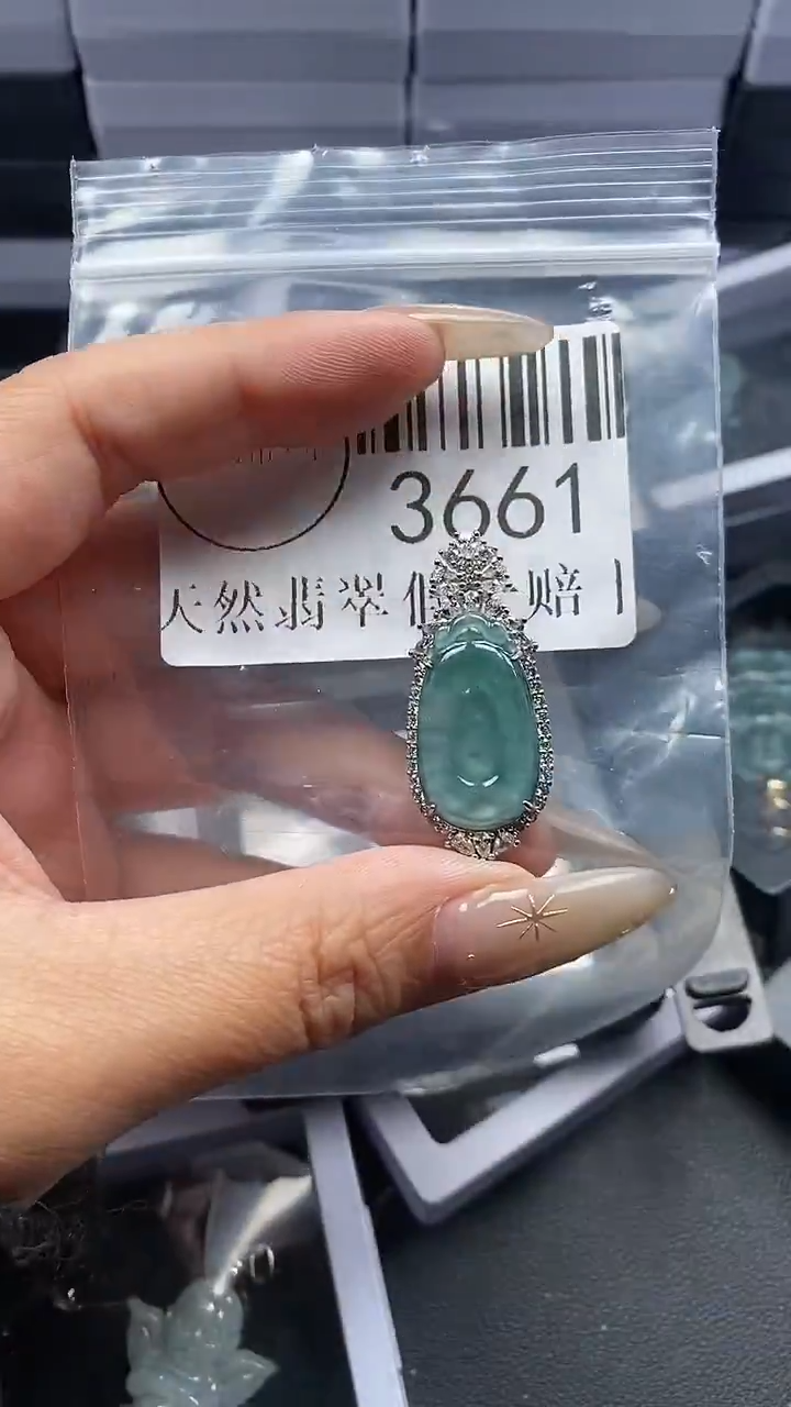 颈饰未镶嵌翡翠3661