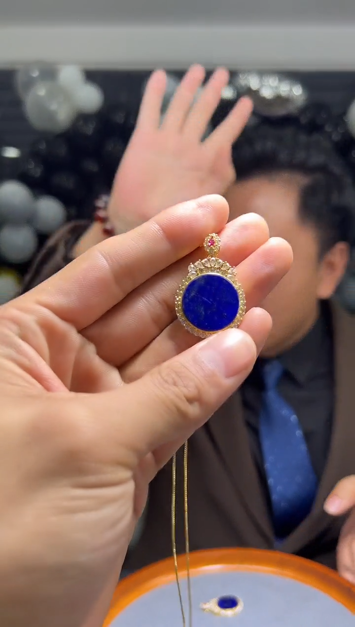 合金青金石颈饰14