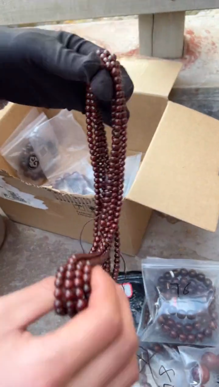 手串/手链小叶紫檀印度小叶紫檀0.6*108手串