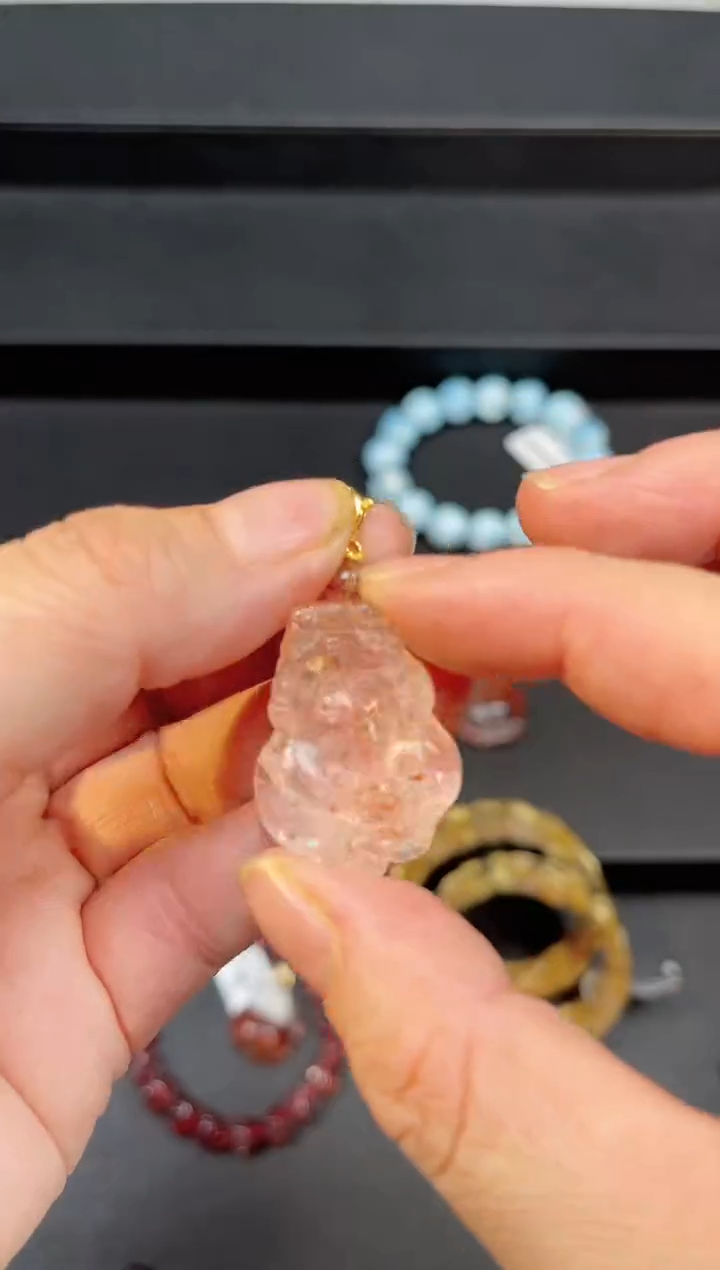 未镶嵌颈饰水晶【百晶灵儿】定制款