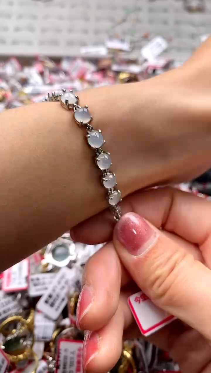 【闪购商品】翡翠戒指银S925镶嵌3333333    7