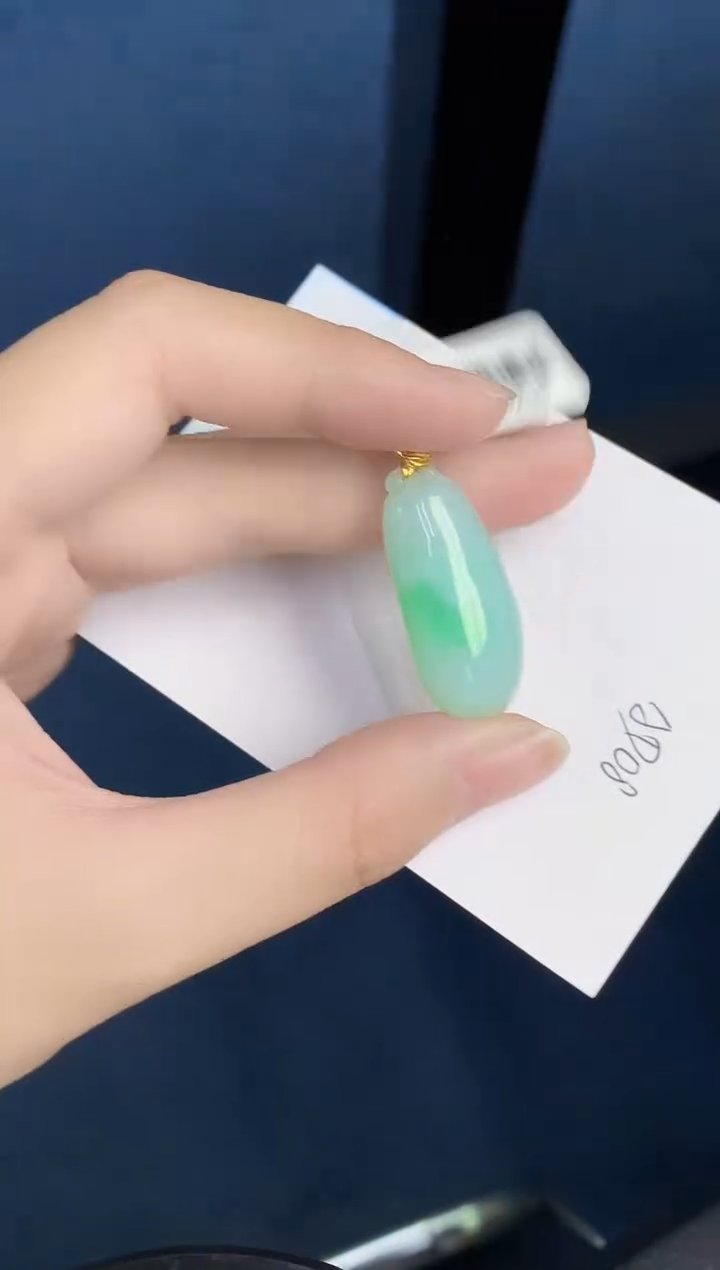【闪购商品】翡翠颈饰18K金镶嵌000000000
