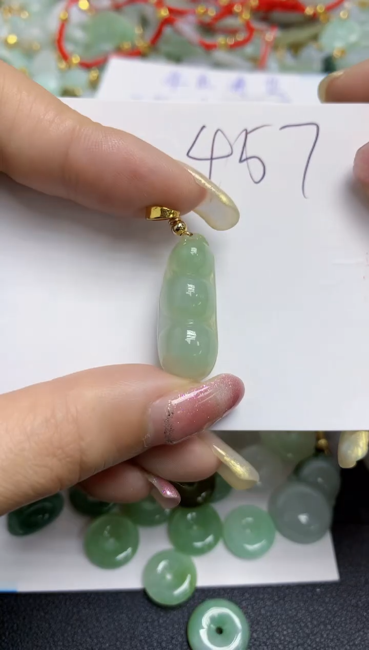 【闪购商品】翡翠颈饰合金天然翡翠A货