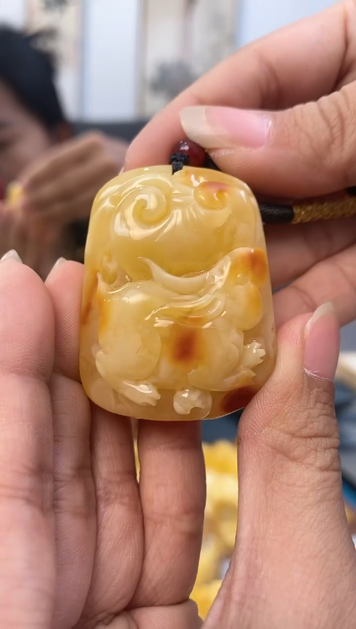 【闪购商品】蜜蜡裸石未镶嵌天然琥珀蜜蜡前途无量