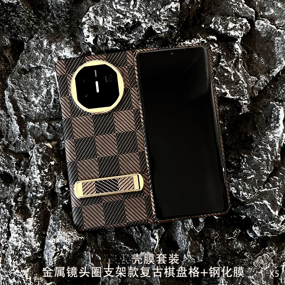 Blackape三件套凯夫拉磁吸适用华为X5X3全胶钢化金属镜头圈手机壳