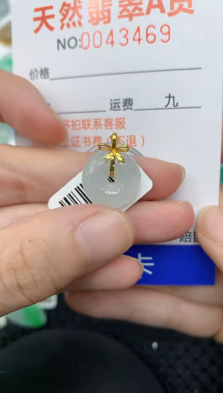 【闪购商品】翡翠颈饰18K金镶嵌11111111