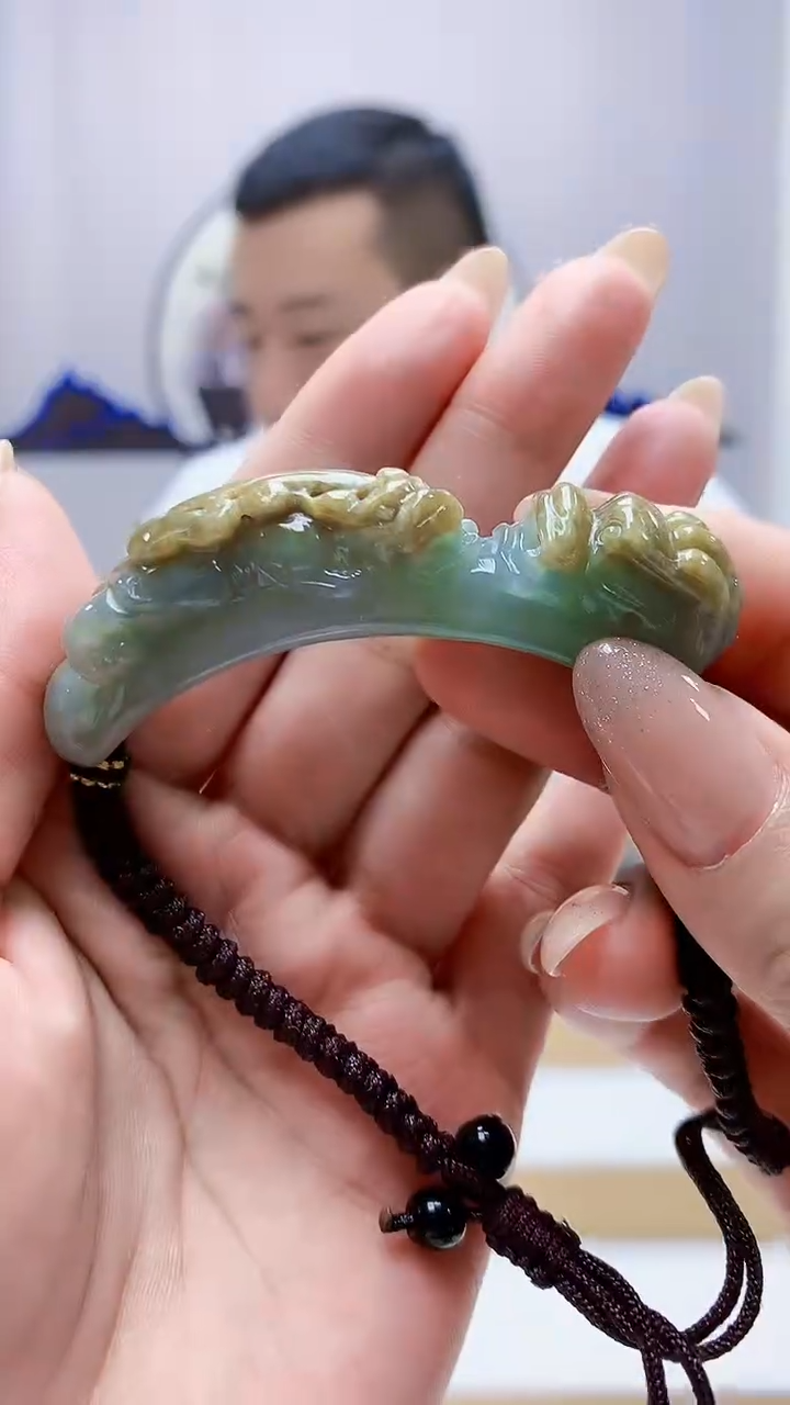 未镶嵌定制翡翠4898MM-毛货挂件21