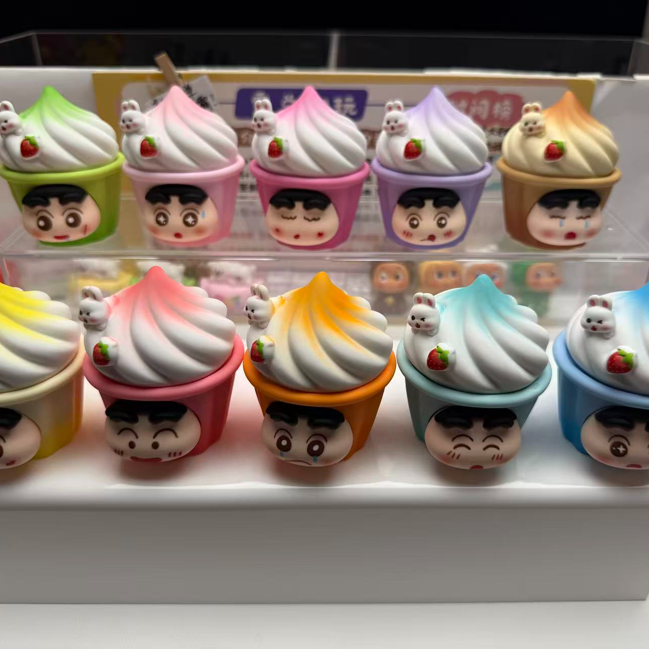 【冰淇淋小新】巨无霸手感漆实心树脂diy 摆件