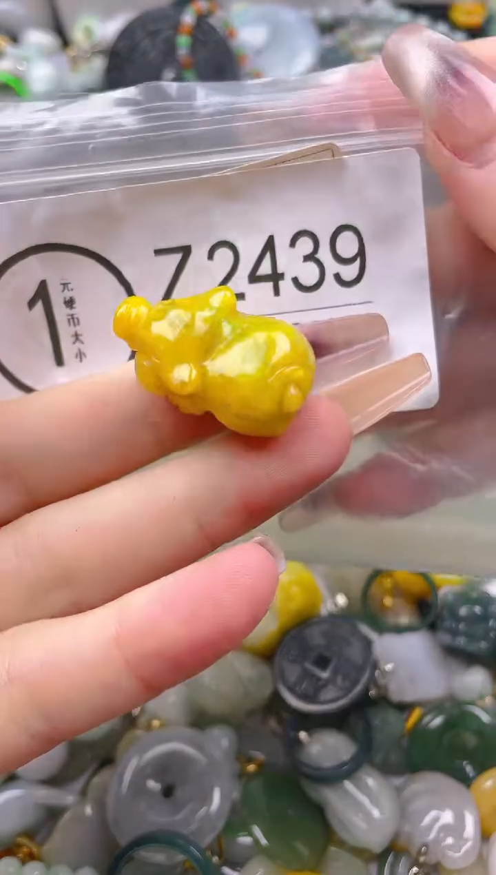 【闪购商品】翡翠颈饰未镶嵌/Z/翡翠A货一图一物