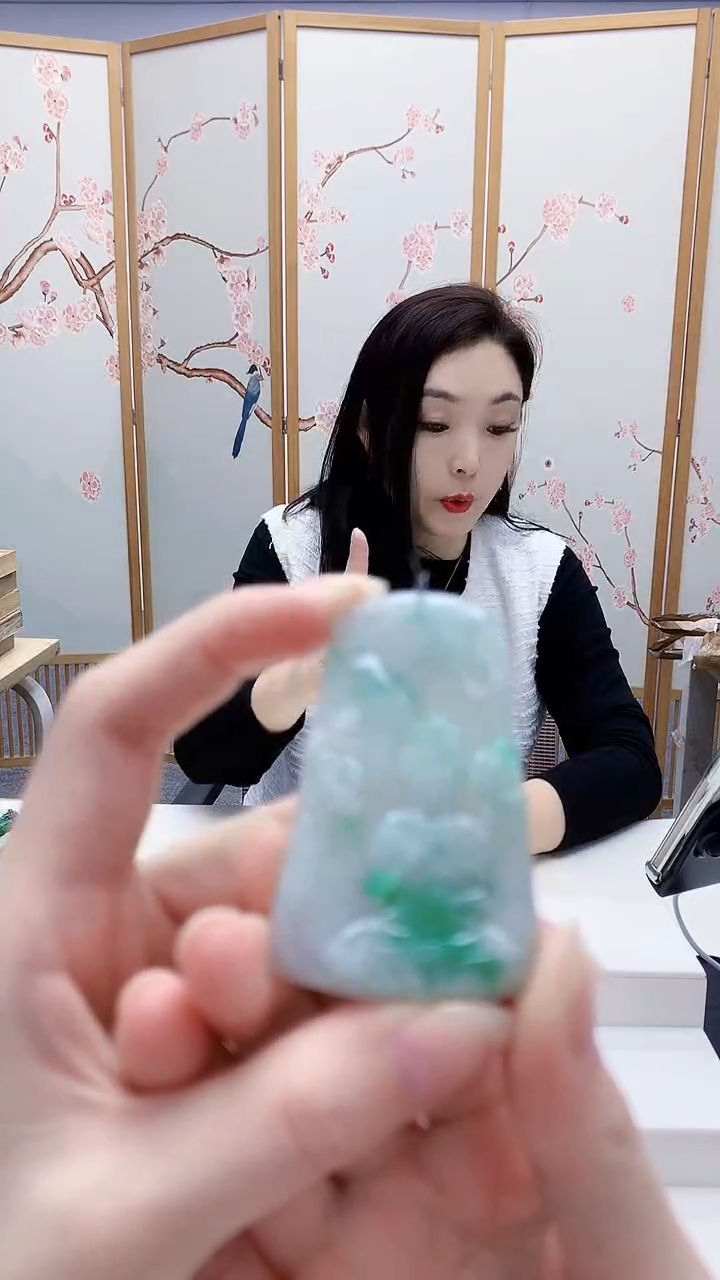 未镶嵌定制翡翠5160ry-毛货挂件89