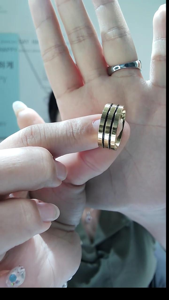 纯铜大理石束****号戒指