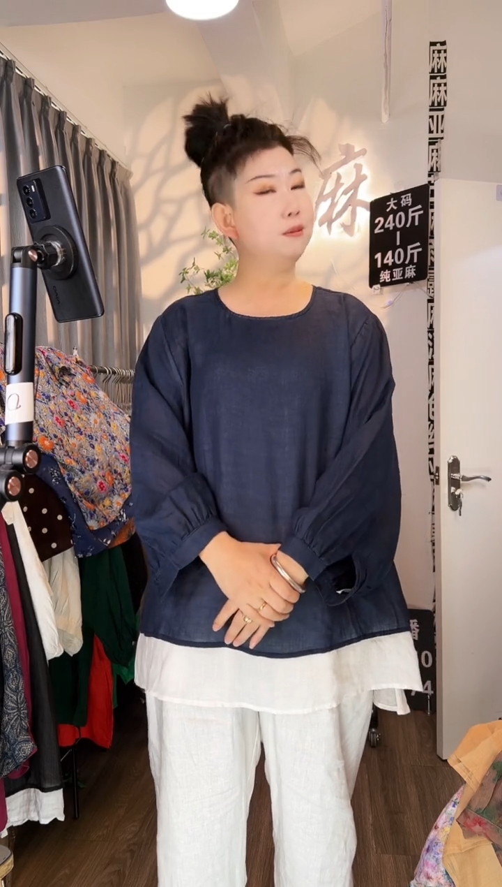 亚麻大码女装系列。140斤-240斤