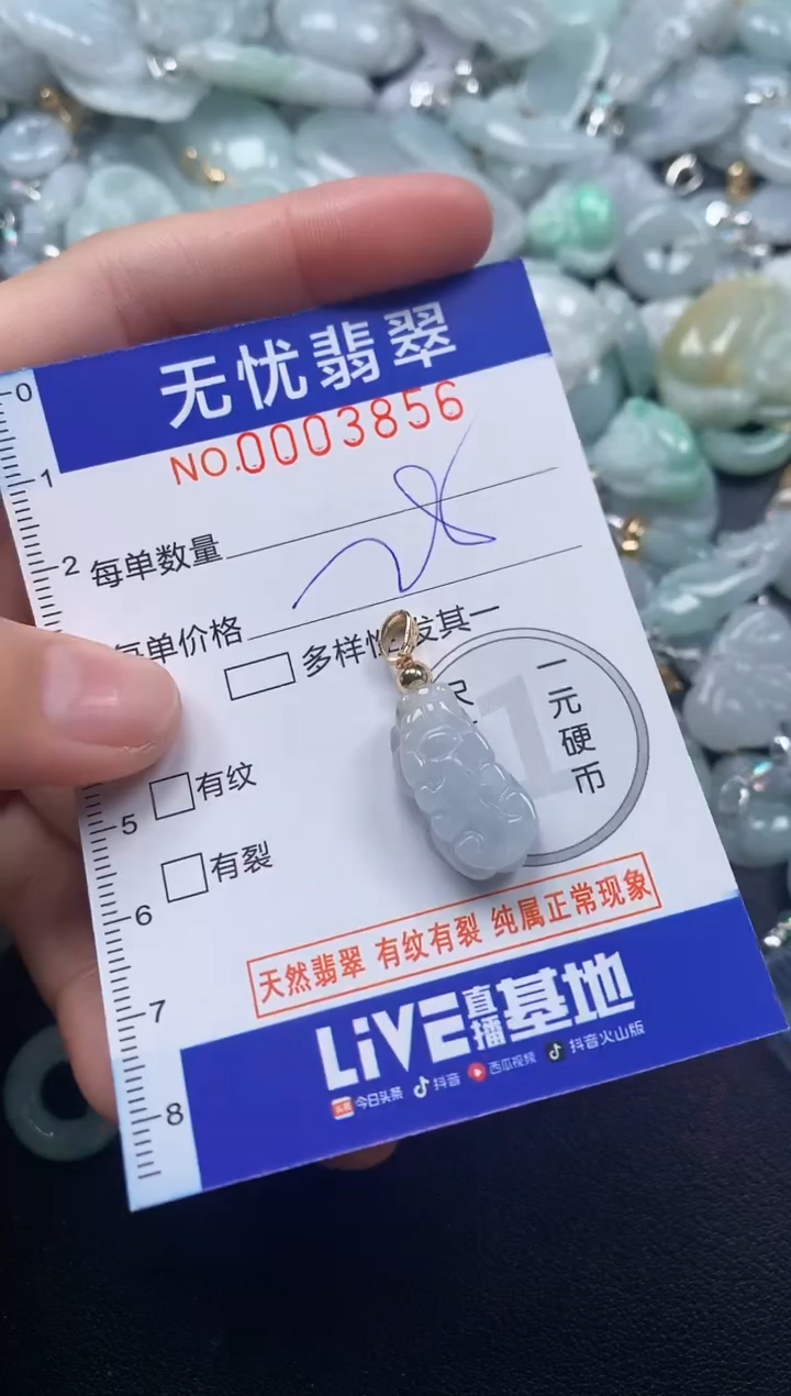 颈饰未镶嵌翡翠3856