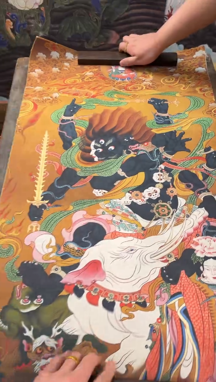 卷轴画刘洋画院老六专属AA14