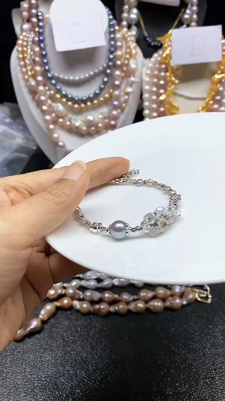 【闪购商品】淡水珍珠手链未镶嵌多人