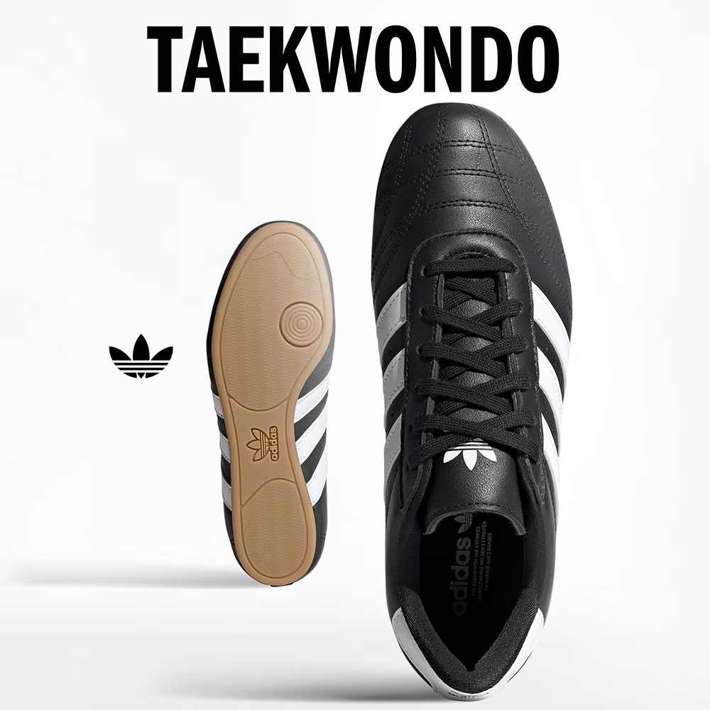 adidas/阿迪达斯三叶草Jennie同款女休闲薄底跆拳道运动鞋JS1193