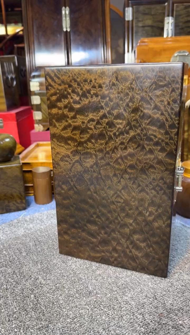 【闪购商品】乌木类成套家具精美阴沉乌木首饰盒Y8
