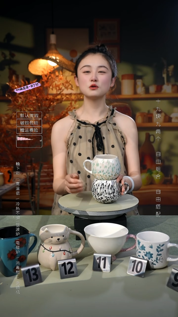 【闪购商品】水墨风对杯|默认微瑕