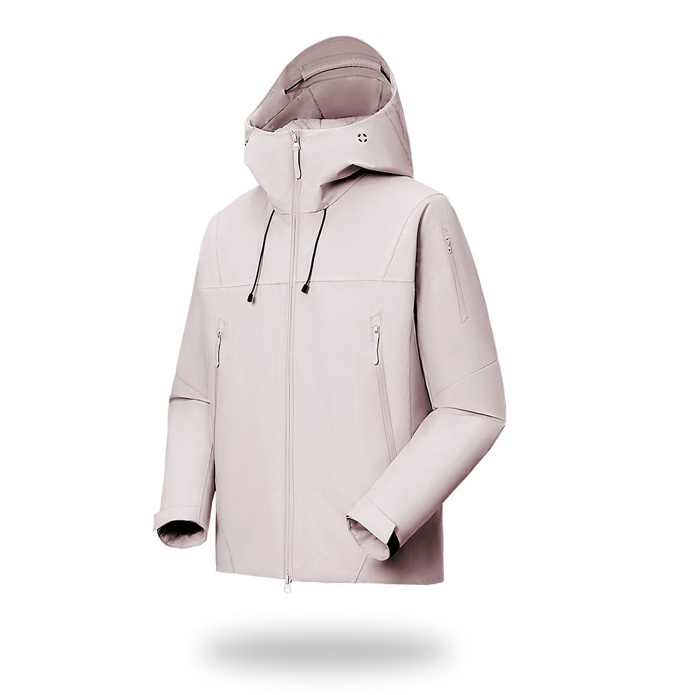 【主播推荐】情侣款户外软壳连帽棉服25078