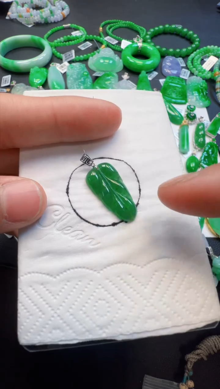 【闪购商品】定制翡翠18K金镶嵌380元