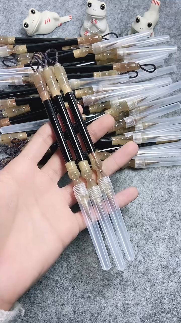 狼毫小楷毛笔三支