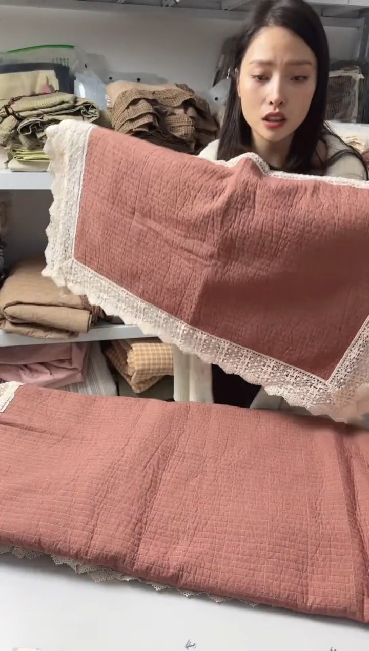 棉棉床盖三件套   