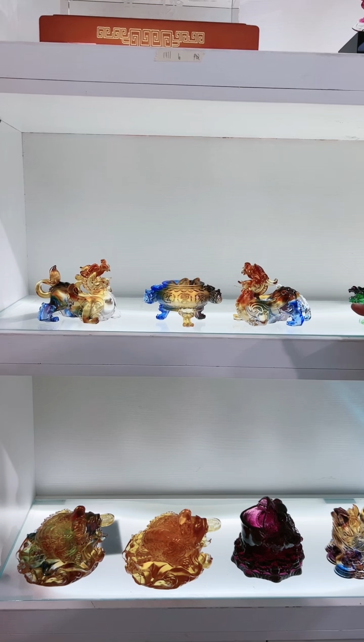 【闪购商品】茶宠古法琉璃貔貅加聚宝盆