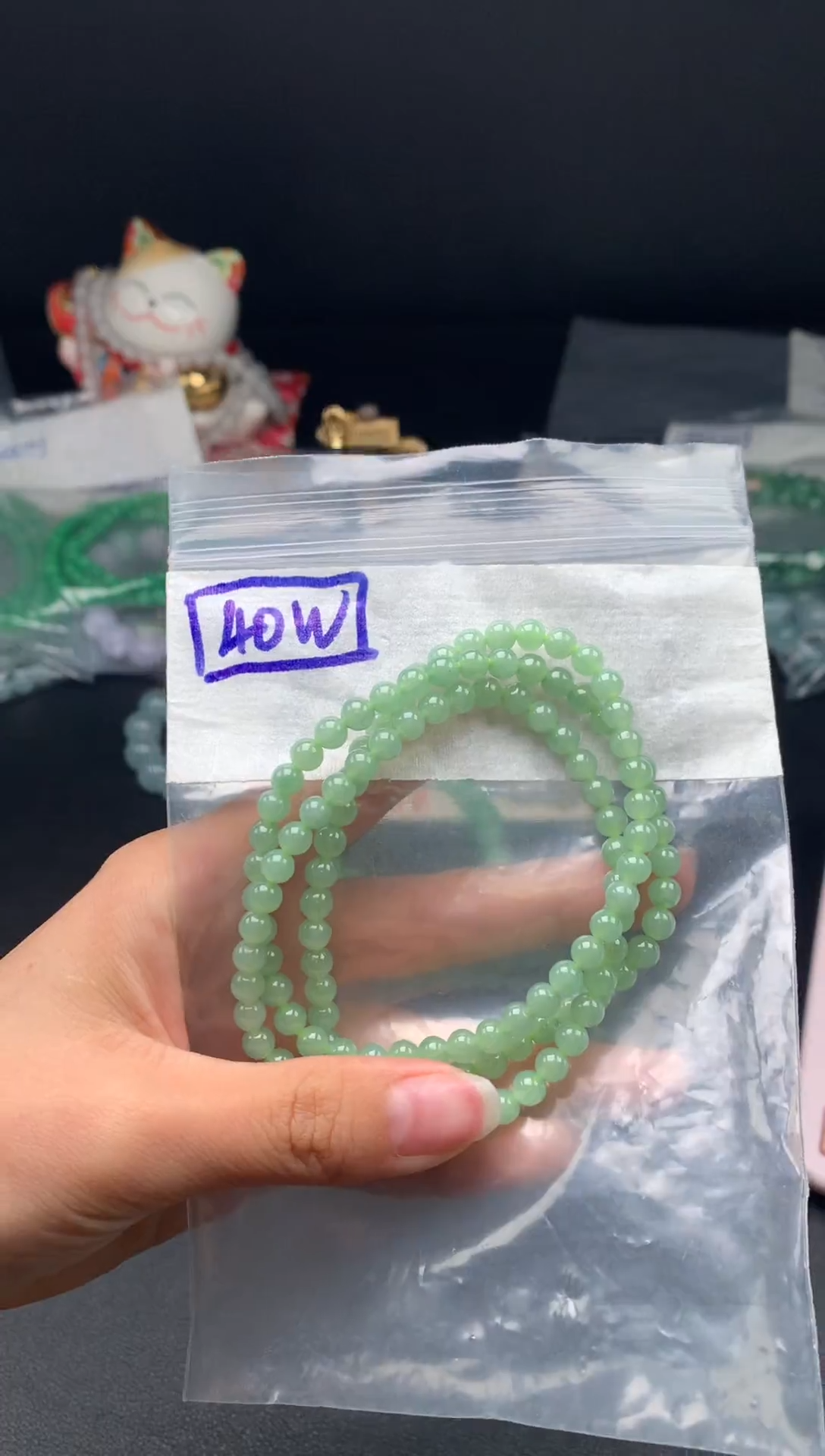 未镶嵌挂件翡翠56  卡5.1