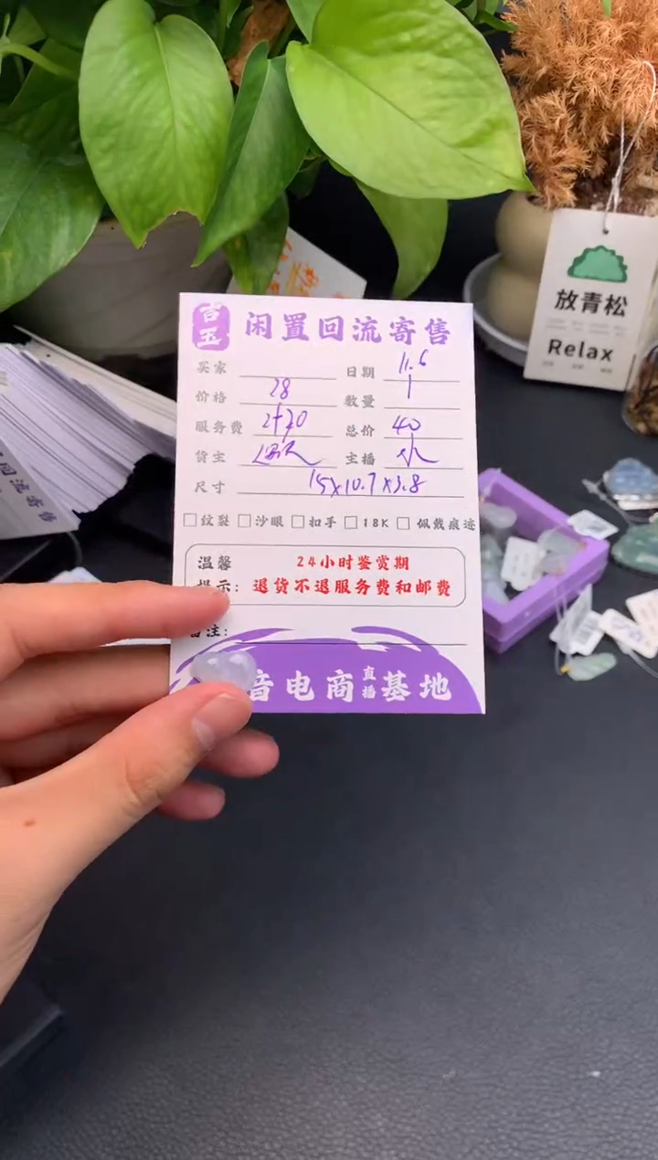 颈饰未镶嵌翡翠挂件