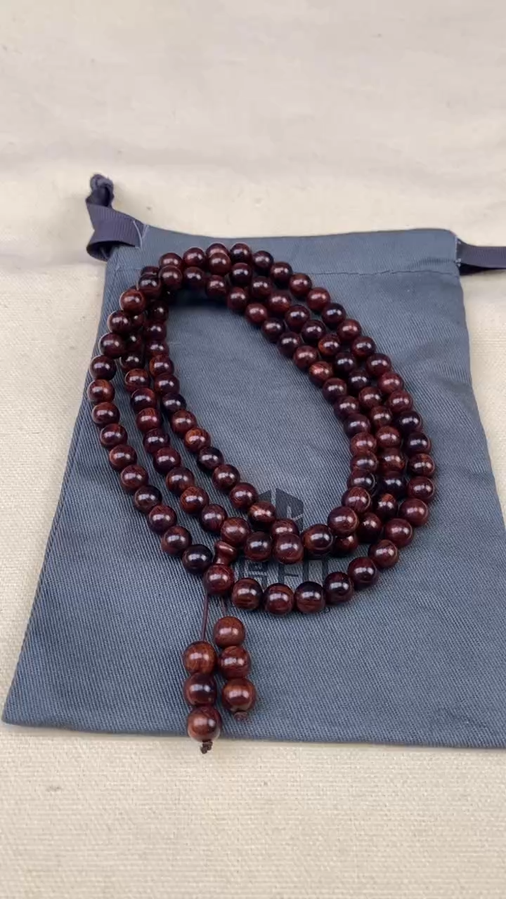 【闪购商品】黄花梨/降香黄檀手串/手链黄花梨 0.8x108