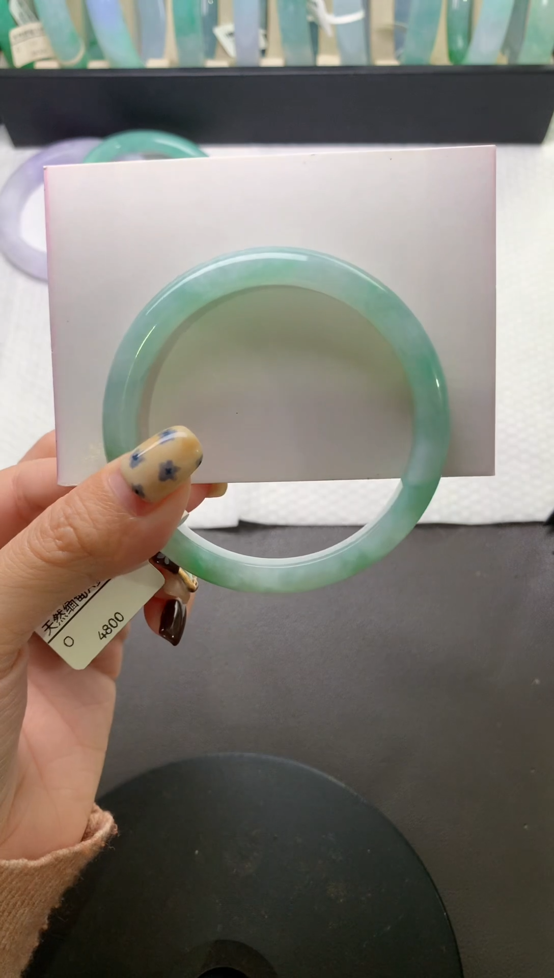 未镶嵌手镯翡翠54.7*6.8*9.4